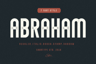 Abraham Family: A Modern Sans Serif Font for Web Design and Digital Branding