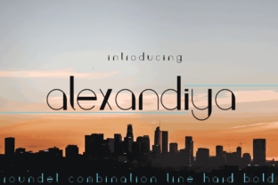 Alexandiya: A Rounded Serif Font for Scroll-Stopping Digital Marketing