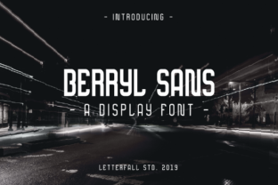 Berryl Sans Family: A Sophisticated Sans Serif for Handmade Labels and Printables