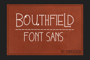 Bouthfield: A Crisp, Modern Sans Serif for Digital Branding