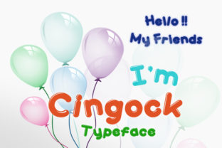 Cingock: A Playful Sans Serif Font for Creative Branding