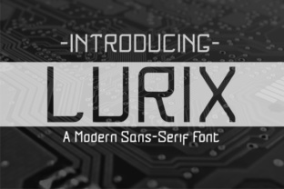 Lurix: A Modern Sans Serif Font for Bold Branding