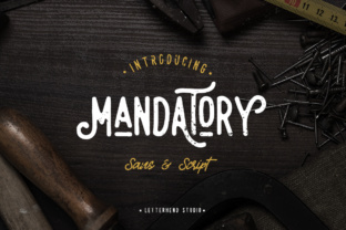 Mandatory Duo: A Retro-Inspired Font That Elevates Small Business Branding