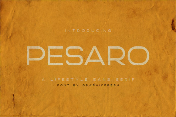 Pesaro: A Clean Sans Serif Font for Professional Business Branding