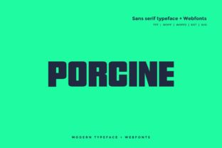 Porcine: A Modern Sans Serif Font for Impactful Digital Marketing