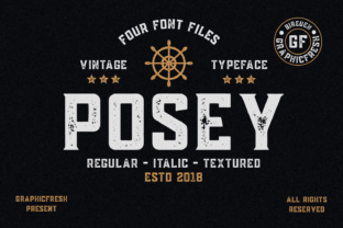 Posey: A Vintage Sans Serif Font for Timeless Editorial Design