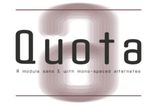 Quota: A Playful Sans Serif Font for Modern Editorial Design and Digital Publishing
