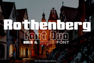 Rothenberg: A Bold Sans Serif for Editorial Design and Digital Publishing