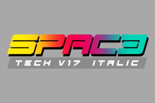 Spac3 Tech: A Bold Sans Serif Font for Modern Design